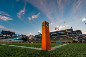 Bobby Dodd Field - end zone pylon